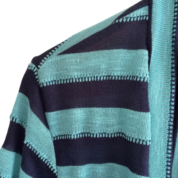 Coldwater Creek Open Front Cardigan Women’s Size XL Striped Casual - Picture 6 of 15
